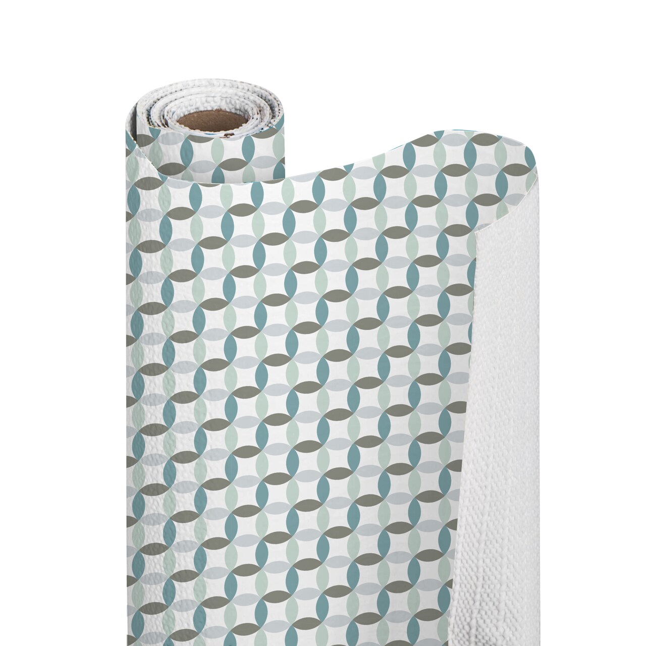Smart Design Bonded Grip Shelf Liner - 12 inch x 10 feet - Ocean Origami